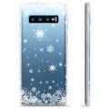 Etui TPU - Samsung Galaxy S10+ - Płatki Śniegu