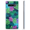 Etui TPU - Samsung Galaxy S10+ - Tropikalne Kwiaty