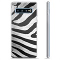 Etui TPU - Samsung Galaxy S10+ - Zebra