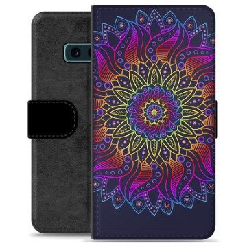 Etui Portfel Premium - Samsung Galaxy S10e - Kolorowa Mandala