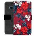 Etui Portfel Premium - Samsung Galaxy S10e - Vintage Kwiaty