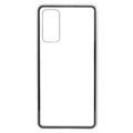 Magnetyczne Etui ze Szkłem Hartowanym do Samsung Galaxy S20 FE - Srebrny