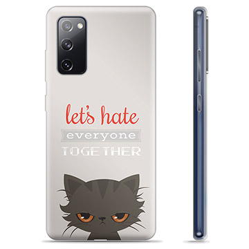Etui TPU - Samsung Galaxy S20 FE - Wściekły Kot