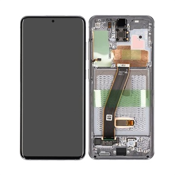 Samsung Galaxy S20 Panel Przedni i Wyświetlacz LCD GH82-22131A - Szary