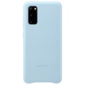 Etui Leather Cover EF-VG980LLEGEU do Samsung Galaxy S20 - Sky Błękit