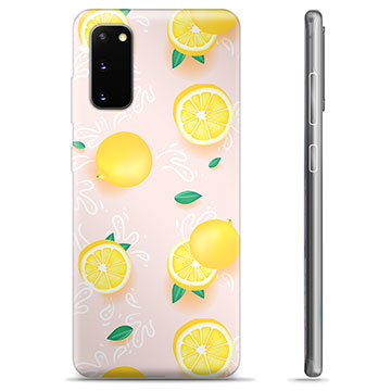 Etui TPU - Samsung Galaxy S20 - Wzór Cytryny