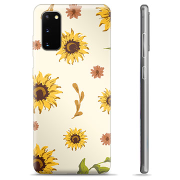 Etui TPU - Samsung Galaxy S20 - Słonecznik