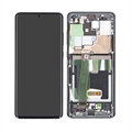 Samsung Galaxy S20 Ultra 5G Panel Przedni i Wyświetlacz LCD GH82-22271A - Czerń