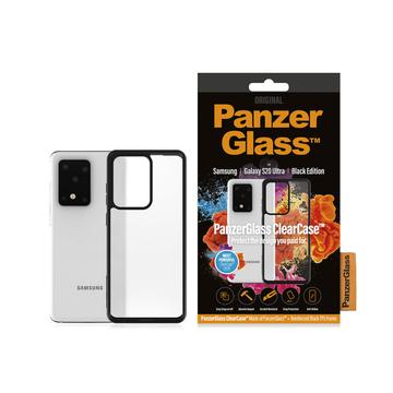Samsung Galaxy S20 Ultra PanzerGlass ClearCase Antybakteryjne Etui - Czerń / Przezroczysty
