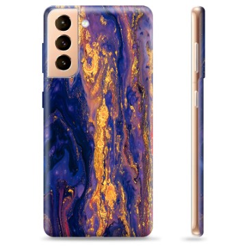 Etui TPU - Samsung Galaxy S21+ 5G - Złote Zmierzchy