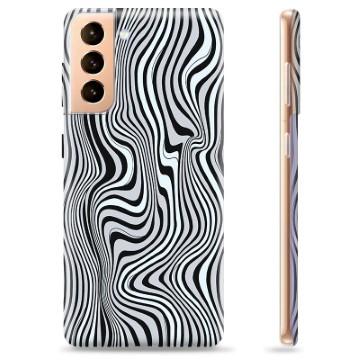 Etui TPU - Samsung Galaxy S21+ 5G - Hipnotyzująca Zebra