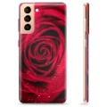 Etui TPU - Samsung Galaxy S21+ 5G - Róża