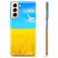 Etui TPU Ukraina - Samsung Galaxy S21+ 5G - Pole pszenicy
