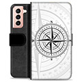 Etui Portfel Premium - Samsung Galaxy S21 5G - Kompas