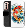 Etui Portfel Premium - Samsung Galaxy S21 5G - Ryba Koi