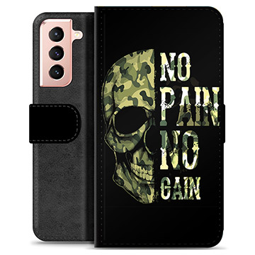 Etui Portfel Premium - Samsung Galaxy S21 5G - No Pain, No Gain