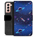 Etui Portfel Premium - Samsung Galaxy S21 5G - Wszechświat