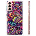 Etui TPU - Samsung Galaxy S21 5G - Abstrakcyjne Kwiaty