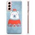 Etui TPU - Samsung Galaxy S21 5G - Świąteczny Niedźwiadek