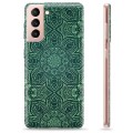 Etui TPU - Samsung Galaxy S21 5G - Zielona Mandala