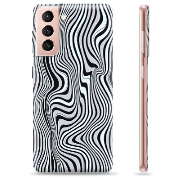 Etui TPU - Samsung Galaxy S21 5G - Hipnotyzująca Zebra