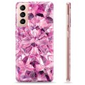 Etui TPU - Samsung Galaxy S21 5G - Różowy Kryształ