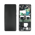 Samsung Galaxy S21 Ultra 5G Panel Przedni i Wyświetlacz LCD GH82-26035A - Czerń