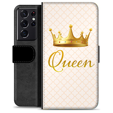 Etui Portfel Premium - Samsung Galaxy S21 Ultra 5G - Królowa