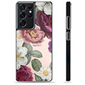 Obudowa Ochronna - Samsung Galaxy S21 Ultra 5G - Romantyczne Kwiaty