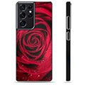 Obudowa Ochronna - Samsung Galaxy S21 Ultra 5G - Róża