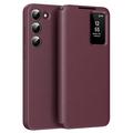 Samsung Galaxy S22 5G Smart Clear View Etui z klapką z kieszenią na kartę