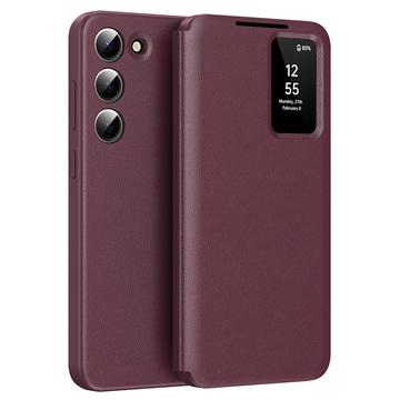Samsung Galaxy S22 5G Smart Clear View Etui z klapką z kieszenią na kartę