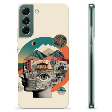 Etui TPU - Samsung Galaxy S22+ 5G - Colagem Abstrata