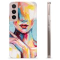 Etui TPU - Samsung Galaxy S22 5G - Retrato Abstrato