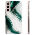 Etui TPU - Samsung Galaxy S22 5G - Szmaragdowy Marmur