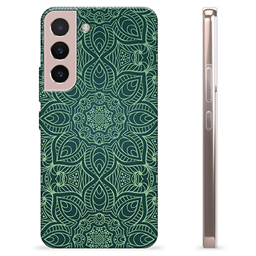 Etui TPU - Samsung Galaxy S22 5G - Zielona Mandala