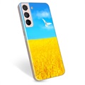 Etui TPU Ukraina - Samsung Galaxy S22 5G - Pole pszenicy