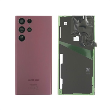 Samsung Galaxy S22 Ultra 5G Klapka Baterii GH82-27457B - Bordo