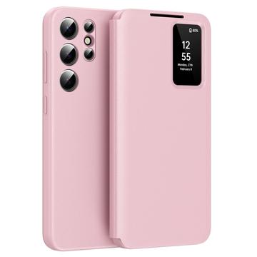Samsung Galaxy S22 Ultra 5G Smart Clear View Etui z klapką z miejscem na kartę