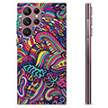 Etui TPU - Samsung Galaxy S22 Ultra 5G - Abstrakcyjne Kwiaty