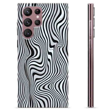 Etui TPU - Samsung Galaxy S22 Ultra 5G - Hipnotyzująca Zebra
