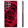 Etui TPU - Samsung Galaxy S22 Ultra 5G - Róża