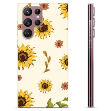 Etui TPU - Samsung Galaxy S22 Ultra 5G - Słonecznik