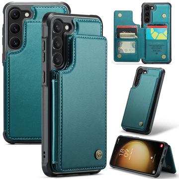 Etui Caseme C22 na karty RFID do Samsung Galaxy S22+ 5G - zielone