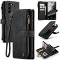 Samsung Galaxy S23 5G Wielofunkcyjny Pokrowiec-Portfel Caseme 2-w-1 - Czerń