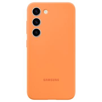 Samsung Galaxy S23 5G Silikonowe Etui EF-PS911TOEGWW - Pomarańczowy