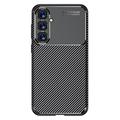 Samsung Galaxy S23 FE Etui z TPU Beetle Włókno Węglowe - Czarne