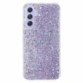 Samsung Galaxy S23 FE Etui z TPU Glitter Flakes - Fiolet