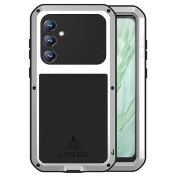 Samsung Galaxy S23 FE Hybrydowe Etui Love Mei Powerful - Srebrny