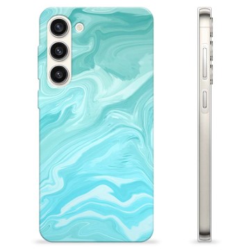 Etui TPU - Samsung Galaxy S23+ 5G - Błękitny Marmur